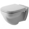 WC suspendu D-CODE plat 355x540mm blanc