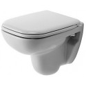 WC suspendu D-CODE COMPACT profond, 350 x 480 mm blanc DURAVIT