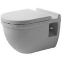 WC suspendu STARCK 3 COMFORT ti 360x545mm SitzHauteur +50mm blanc