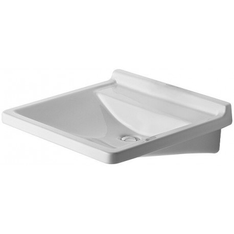 Lavabo Duravit STARCK 3 VITAL MED sans trop pleinavec plage de robinettrie 600x545mavec trou pour robinet-Vorst we
