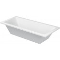 Baignoire rectangulaire D-CODE 1 dossier incliné, blanc 1800 x 800 mm DURAVIT