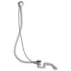 Ensemble vidage / trop-plein pour siphon latéral chromé DURAVIT