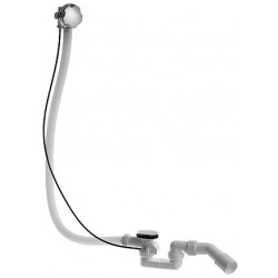 Ensemble vidage / trop-plein pour siphon latéral chromé DURAVIT