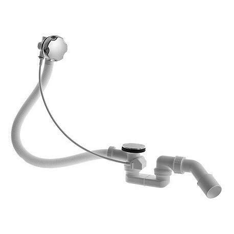 Ensemble vidage / trop-plein pour siphon latéral chromé DURAVIT