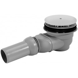 Bonde de receveur de douche, horizontal, blanc DURAVIT