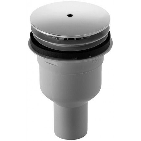 Bonde de receveur de douche, sortie verticale, blanc DURAVIT