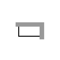 Panneau de baignoire Duravit STARCK 1690x890mm angle droite acrylique blanc
