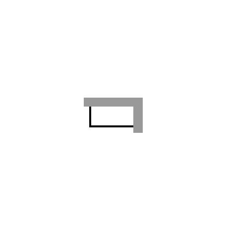 Panneau de baignoire Duravit STARCK 1690x890mm angle droite acrylique blanc