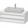 Meuble sous-vasque KETHO 550x1200x496mm blanc mat