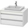 Meuble sous-vasque KETHO 550x800x496mm blanc mat