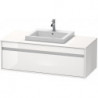 Meuble sous-vasque KETHO 550x1200x426mm blanc mat