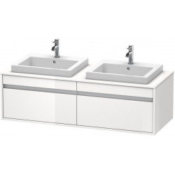 Meuble sous-vasque KETHO 550x1400x426mm WT re blanc mat