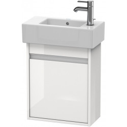 Meuble sous-vasque KETHO 225x450x550mm ouverture droite blanc mat