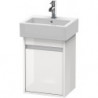 Meuble sous-vasque KETHO 320x400x550mm ouverture gauche blanc mat