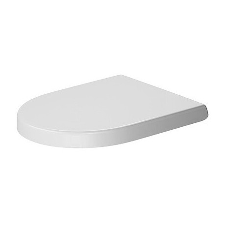 Abattant WC sans fermeture souple blanc