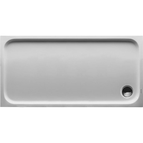 Receveur de douche rectangulaire D-CODEavec antidérapant blanc 1400x700x85mm