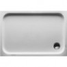 Receveur de douche rectangulaire D-CODEavec antidérapant blanc 1100x750x85mm