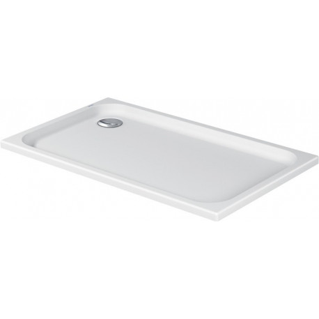 Receveur de douche rectangulaire D-CODE blanc 1300x750x85mm