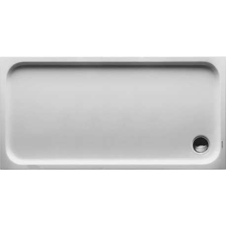 Receveur de douche rectangulaire D-CODEavec antidérapant blanc 1500x750x85mm
