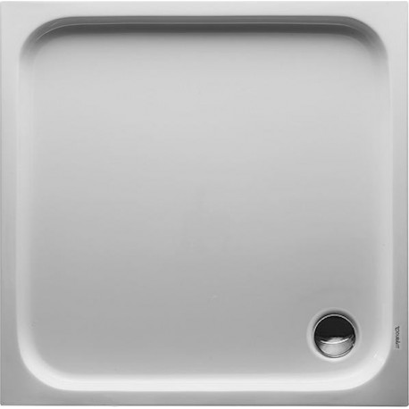Receveur de douche carré D-CODEavec antidérapant, blanc 800 x 800 x 85 mm DURAVI