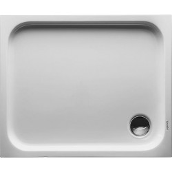 Receveur de douche rectangulaire D-CODEavec antidérapant blanc 900x750x85mm