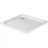 Receveur de douche rectangulaire D-CODE blanc 1000x900x85mm