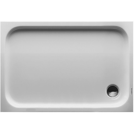 Receveur de douche rectangulaire D-CODEavec antidérapant blanc 1200x800x85mm