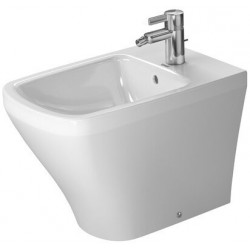 Bidet DURASTYLE Back-to-wall ÜL plage de robinettrie 370x570mm 1 trou de robinetterie blanc