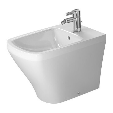 Bidet DURASTYLE Back-to-wall ÜL plage de robinettrie 370x570mm 1 trou de robinetterie blanc