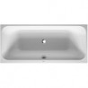 Baignoire rectangulaire HAPPY D.2 2 dossier incliné 1800x800mm blanc