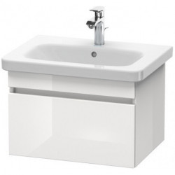 Meuble sous-vasque DURASTYLE 448x580x398mm blanciss matt/basalt mat