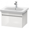 Meuble sous-vasque DURASTYLE 448x580x398mm blanciss matt/basalt mat