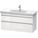 Meuble sous-vasque DURASTYLE 448x1130x610mm basalt matt/blanc mat