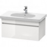 Meuble sous-vasque DURASTYLE 453x800x398mm basalt matt/blanc mat