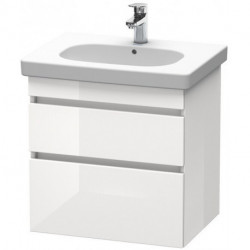 Meuble sous-vasque DURASTYLE 453x600x610mm basalt matt/blanc mat