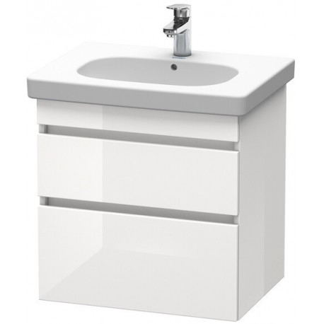 Meuble sous-vasque DURASTYLE 453x600x610mm basalt matt/blanc mat