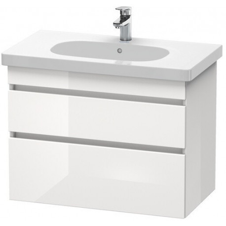 Meuble sous-vasque DURASTYLE 453x800x610mm blanciss matt/basalt mat