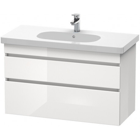 Meuble sous-vasque DURASTYLE 453x1000x610mm basalt matt/blanc mat