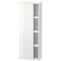 Armoire DURASTYLE 240x500x1400mm ouverture droite blanc mattt/basalt mat