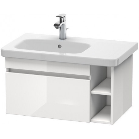 Meuble sous-vasque DURASTYLE 448x730x398mm blanciss matt/basalt mat