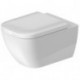WC suspendu Happy D.2 540mm anthracite mat à fond creux, sans bride DURAVIT