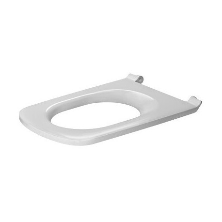 Anneau abattant WC DURASTYLE VITAL sans fermeture souple allongé 