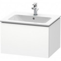Meuble sous-vasque L-CUBE 620x481x400mm blanc mat