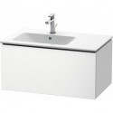 Meuble sous-vasque L-CUBE 820x481x400mm blanc mat