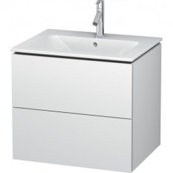 Meuble sous-vasque L-CUBE 620x481x550mm blanc mat