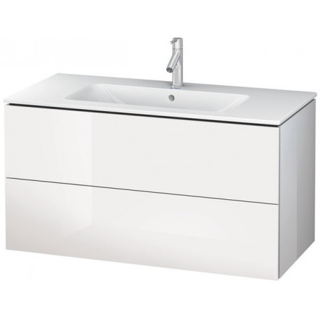 Meuble sous-vasque L-CUBE 1020x481x550mm blanc mat