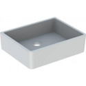 Vidoir multi-usages Geberit Publica sans trop-plein: B:50cm, T:40cm, Blanc