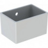 Vasque en plâtre Geberit blanc partie inférieure 160x360mm
