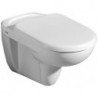 Abattant WC MANGO avec couvercle, charnières chromé blanc GEBERIT