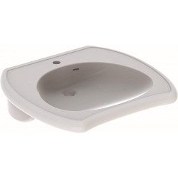 Lavabo Geberit VITALIS 650x600mm accessibleavec trou pour robinetavec trop plein we